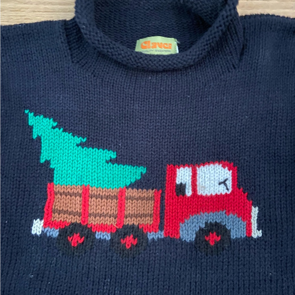 Claver Holiday Roll Neck Sweater